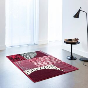 Blancheporte Dekorativní koberec s geometrickým vzorem červená 60x110cm