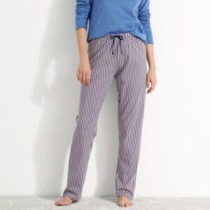 Blancheporte Pyžamové kalhoty s potiskem pruhů nám. modrá 50