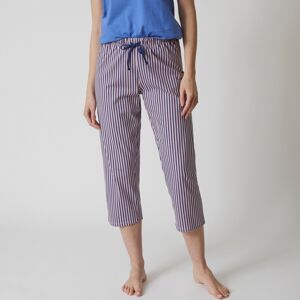 Blancheporte 3/4 pyžamové kalhoty s potiskem pruhů nám. modrá 34/36