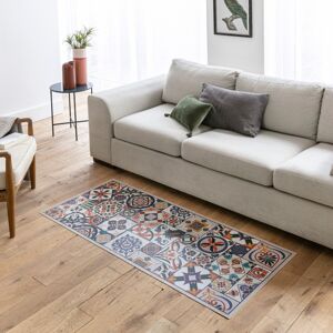 Blancheporte Vinylový koberec s efektem dlaždiček vícebarevná 120x170cm
