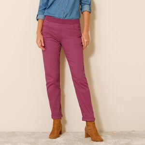 Blancheporte Boyfriend kalhoty, plátno purpurová 50