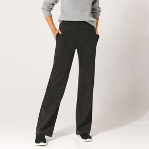 Blancheporte Široké hřejivé kalhoty z úpletu Milano šedý melír 44