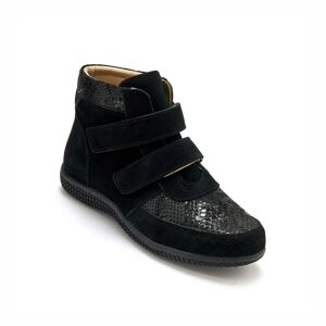 Blancheporte Kotníkové boty na suchý zip PÉDICONFORT černá 38